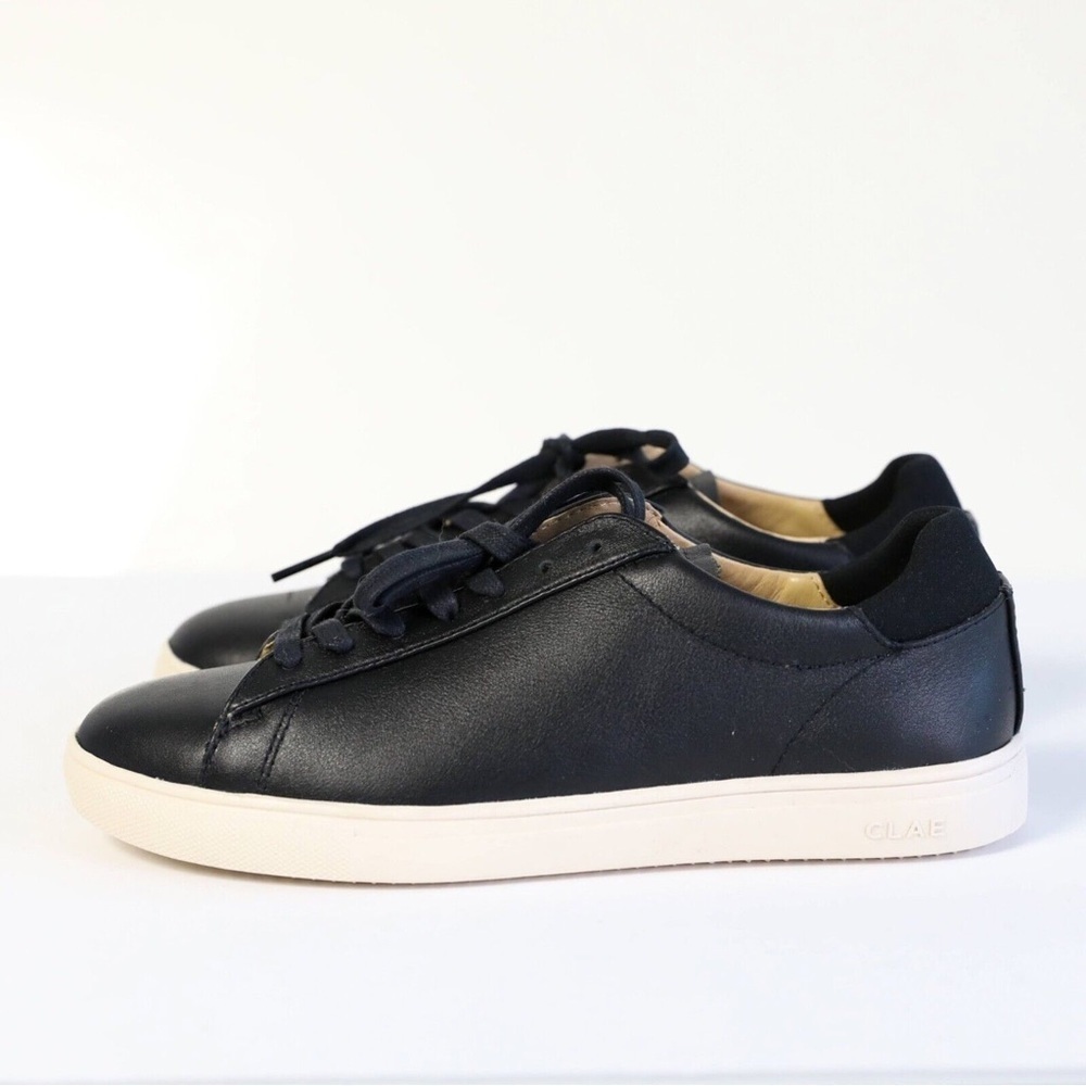 CLAE Los Angeles Bradley black milled tumbled leather casual shoes sneakers 6